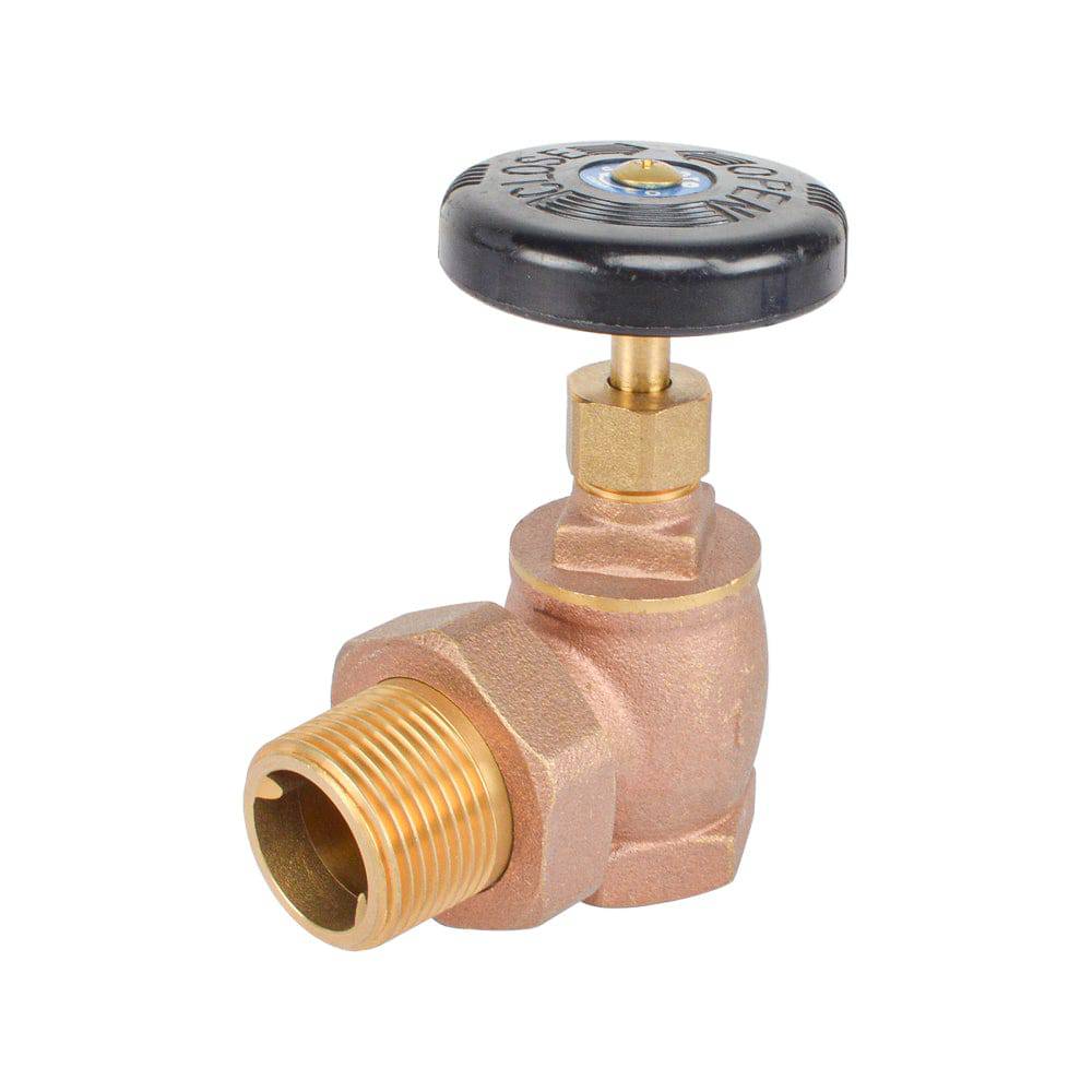 HYDRO MASTER Lead Free Brass Steam Radiator Angle Valves - watertech plumbing supply