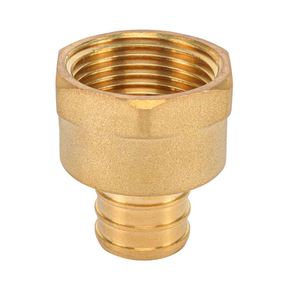HYDRO MSATER NSF Brass Female Adapter PEX Fitting, PEX x FNPT Connection - watertech plumbing supply
