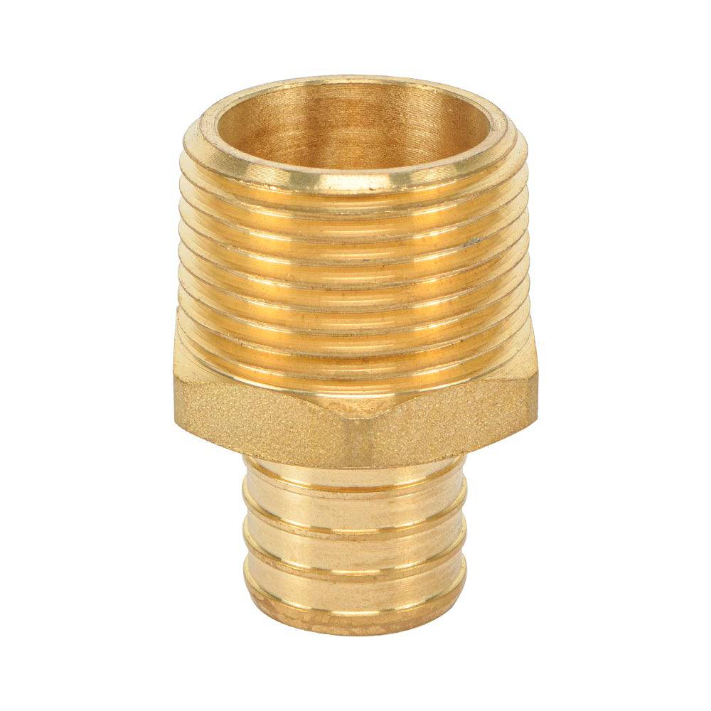 HYDRO MSATER Lead Free Brass Male Adapter NSF Certified Pex Fitting, PEX x MNPT Connection - watertech plumbing supply