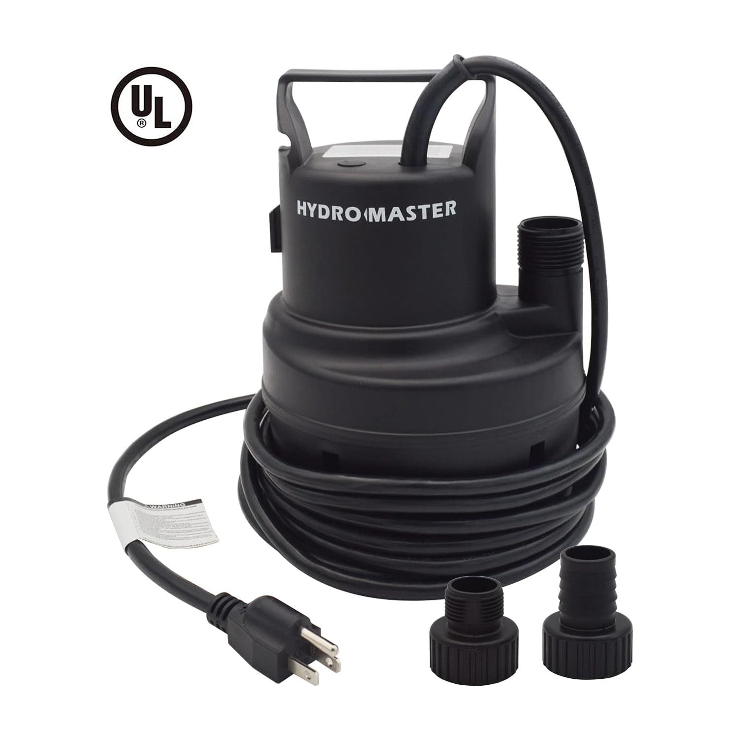 HYDRO MASTER Tankless Water Heater Flush kit,Includes 1/6HP Pump, 3.2 Gallon Pail With Screw Top Lid, Two 3/4-inch GHT x 6 FT Color Coded Rubber Hoses. - watertech plumbing supply