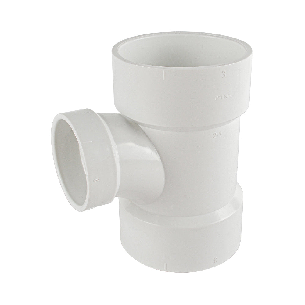 PVC DWV Fitting Reducing Sanitary Tee （ All Hub ） - watertech plumbing supply