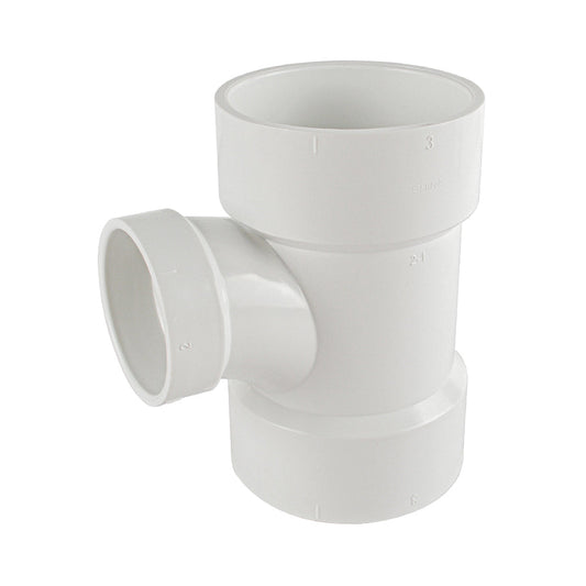 PVC DWV Fitting Reducing Sanitary Tee （ All Hub ） - watertech plumbing supply