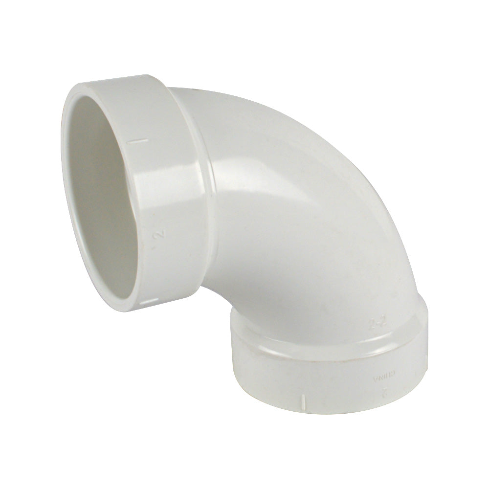 PVC DWV Fitting 1/4 Bend ( Hub x Hub ) - watertech plumbing supply