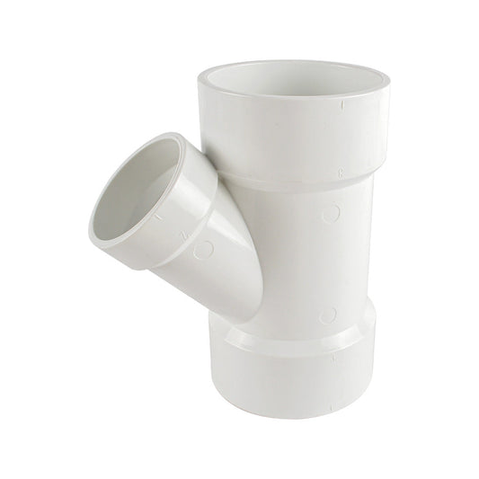 PVC DWV Reducing WYE Fitting ( All Hub ) - watertech plumbing supply