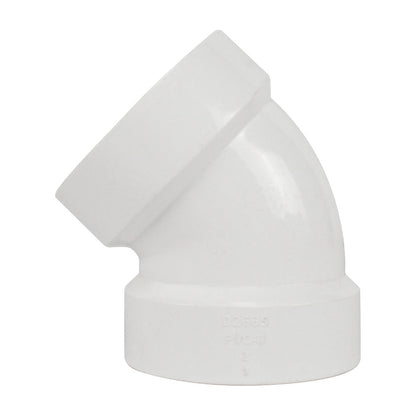 PVC DWV Fitting 1/8 Bend ( Hub x Hub ) - watertech plumbing supply
