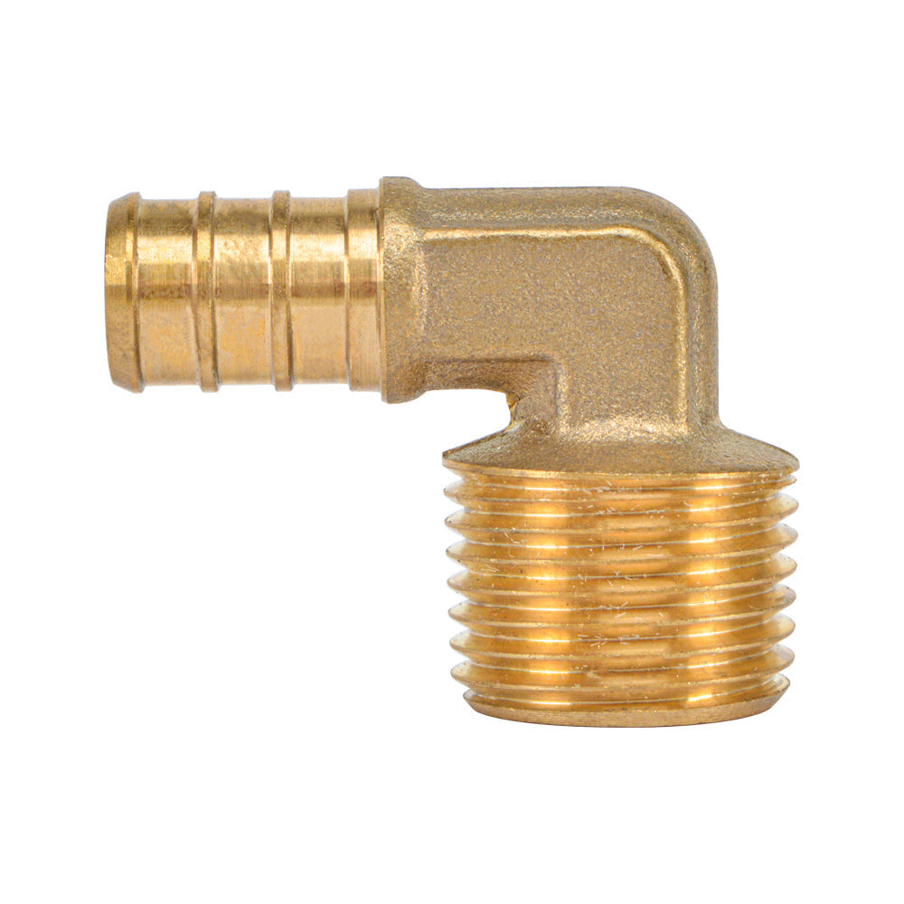 Lead Free Brass Male Elbow PEX Fitting
