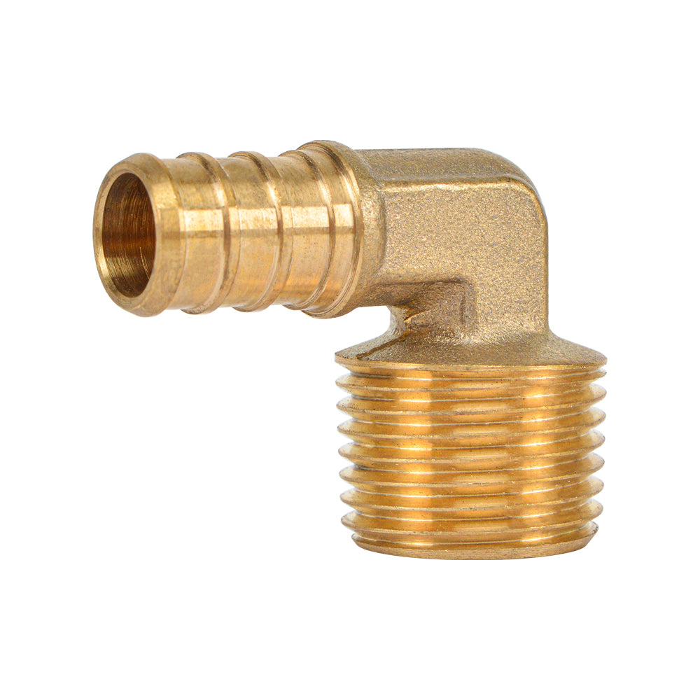 Lead Free Brass Male Elbow PEX Fitting