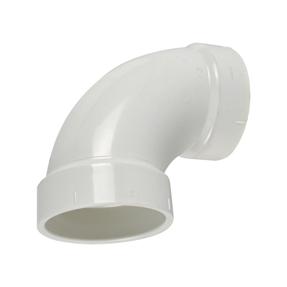 PVC DWV Fitting 1/4 Bend ( Hub x Hub ) - watertech plumbing supply