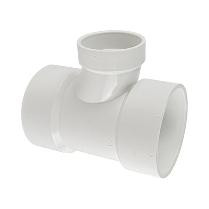 PVC DWV Fitting Reducing Sanitary Tee （ All Hub ） - watertech plumbing supply