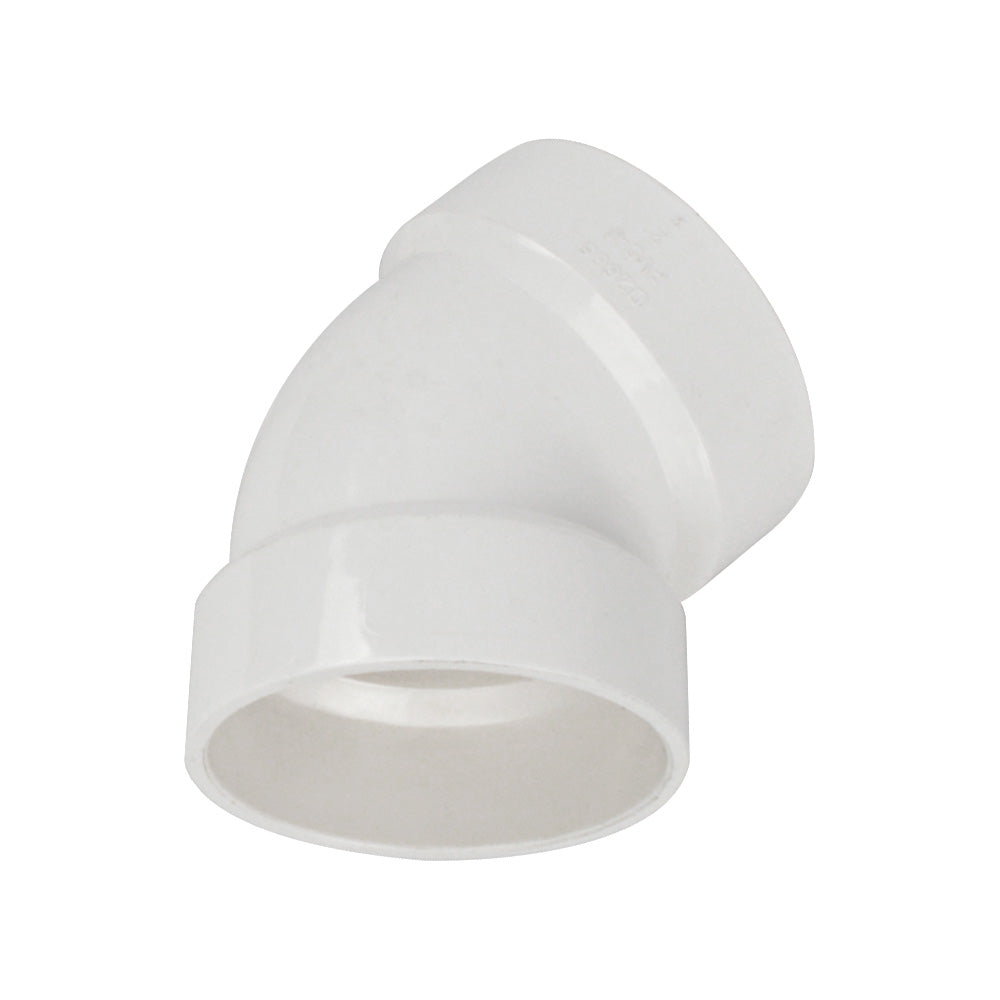 PVC DWV Fitting 1/8 Bend ( Hub x Hub ) - watertech plumbing supply
