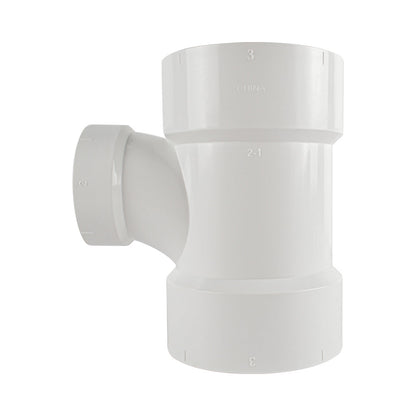 PVC DWV Fitting Reducing Sanitary Tee （ All Hub ） - watertech plumbing supply