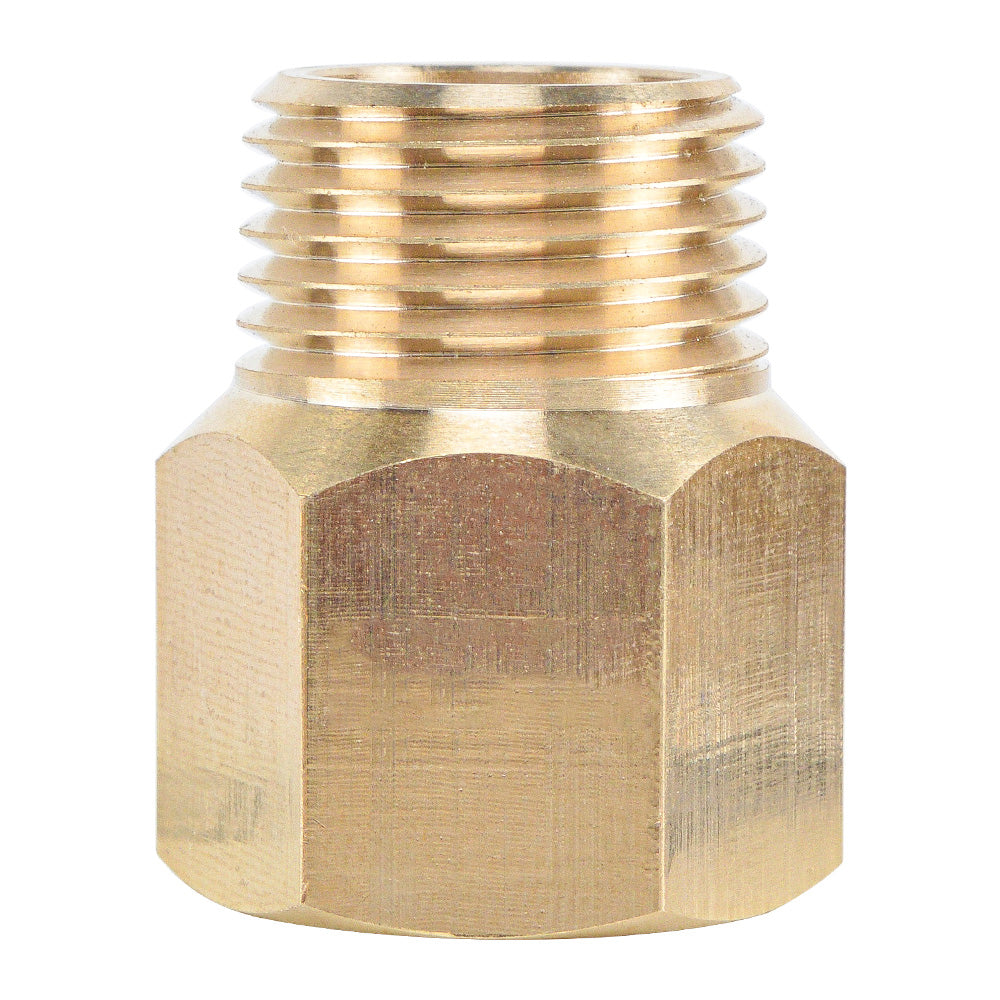 1/2" NPT Thread Long Type Forged Brass Connection Adapter Pipe Fittings - watertech plumbing supply