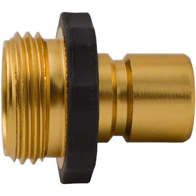 HYDRO MASTER 3/4" Garden Hose Quick Connector with Auto Shut-Off,Fits All Garden Hose. (Aluminum) - watertech plumbing supply