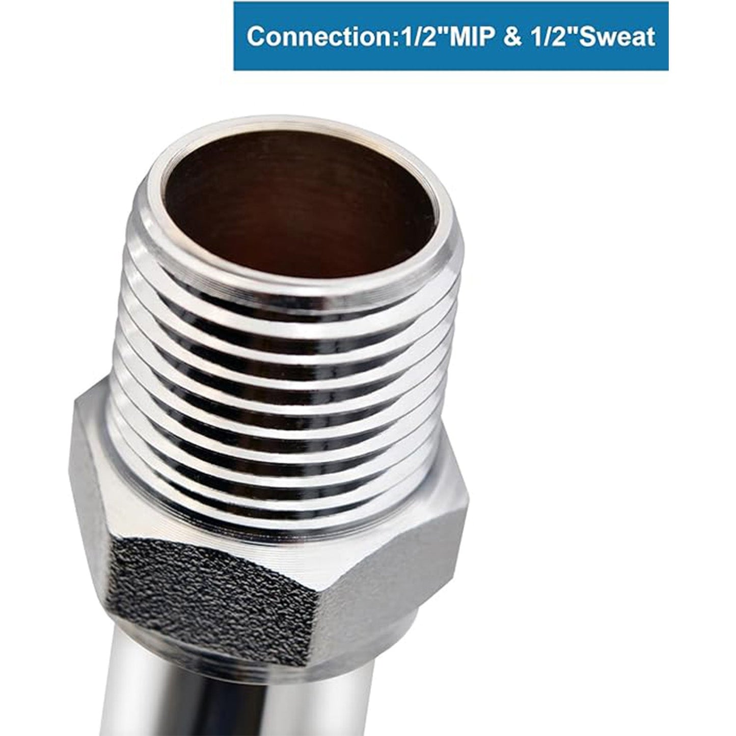 HYDRO MASTER Frost Free Sillcock Outdoor Faucet, 3/4" MIP x 1/2" MIP & 1/2" Sweat - watertech plumbing supply