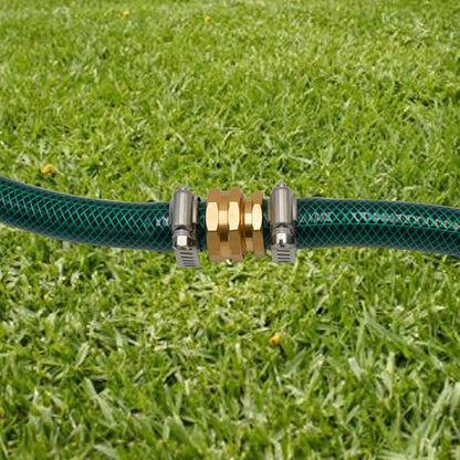 HYDRO MASTER Garden Hose Repair Connector with Clamps,3/4" GHT x 5/8" Barbed with Stainless Steel Clamp,3 Set - watertech plumbing supply