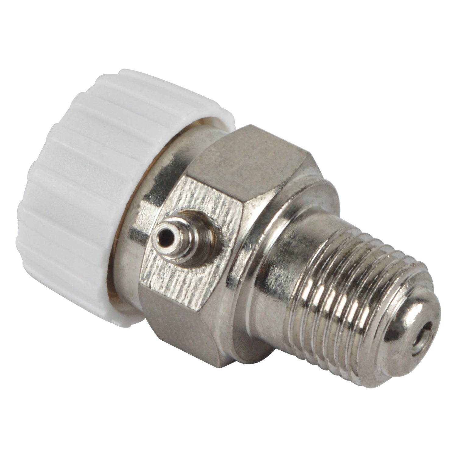 HYDRO MASTER 1/8" Air Vent for Hot Water Heating System, Metal and Plastic, Chrome Plated - watertech plumbing supply