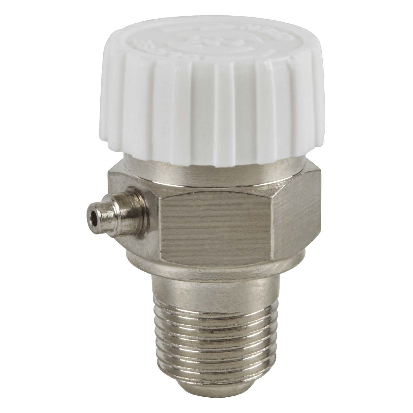 HYDRO MASTER 1/8" Air Vent for Hot Water Heating System, Metal and Plastic, Chrome Plated - watertech plumbing supply