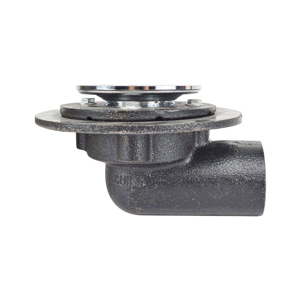 HYDRO MASTER Iron Brass Bathroom Round Strainer Shower Drain - watertech plumbing supply