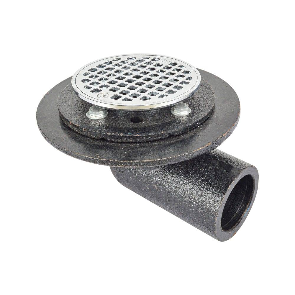 HYDRO MASTER Iron Brass Bathroom Round Strainer Shower Drain - watertech plumbing supply