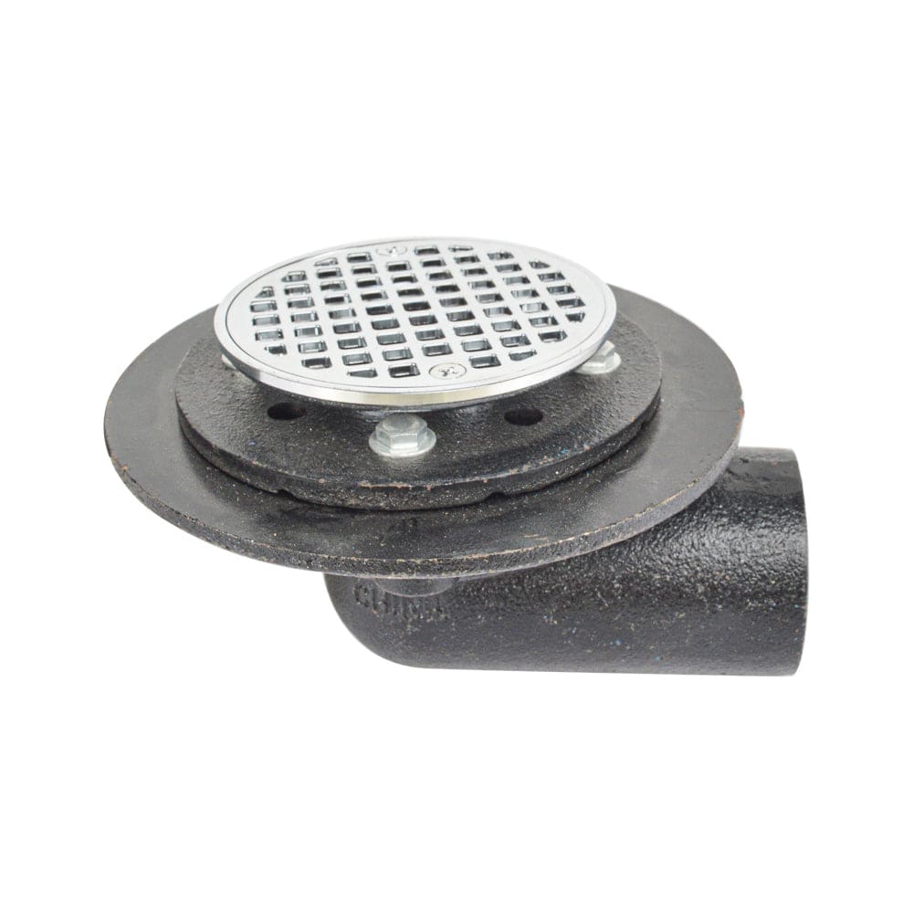 HYDRO MASTER Iron Brass Bathroom Round Strainer Shower Drain - watertech plumbing supply