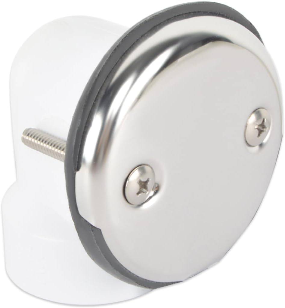 HYDRO MASTER 1-1/2 Inch Schedule 40 PVC Two-Hole Bath Waste, Tip-Toe Stopper - watertech plumbing supply