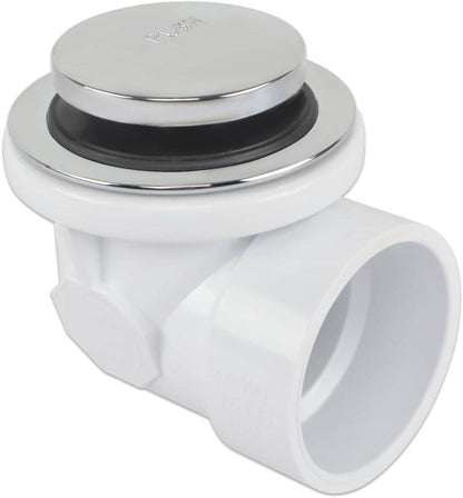 HYDRO MASTER 1-1/2 Inch Schedule 40 PVC Two-Hole Bath Waste, Tip-Toe Stopper - watertech plumbing supply
