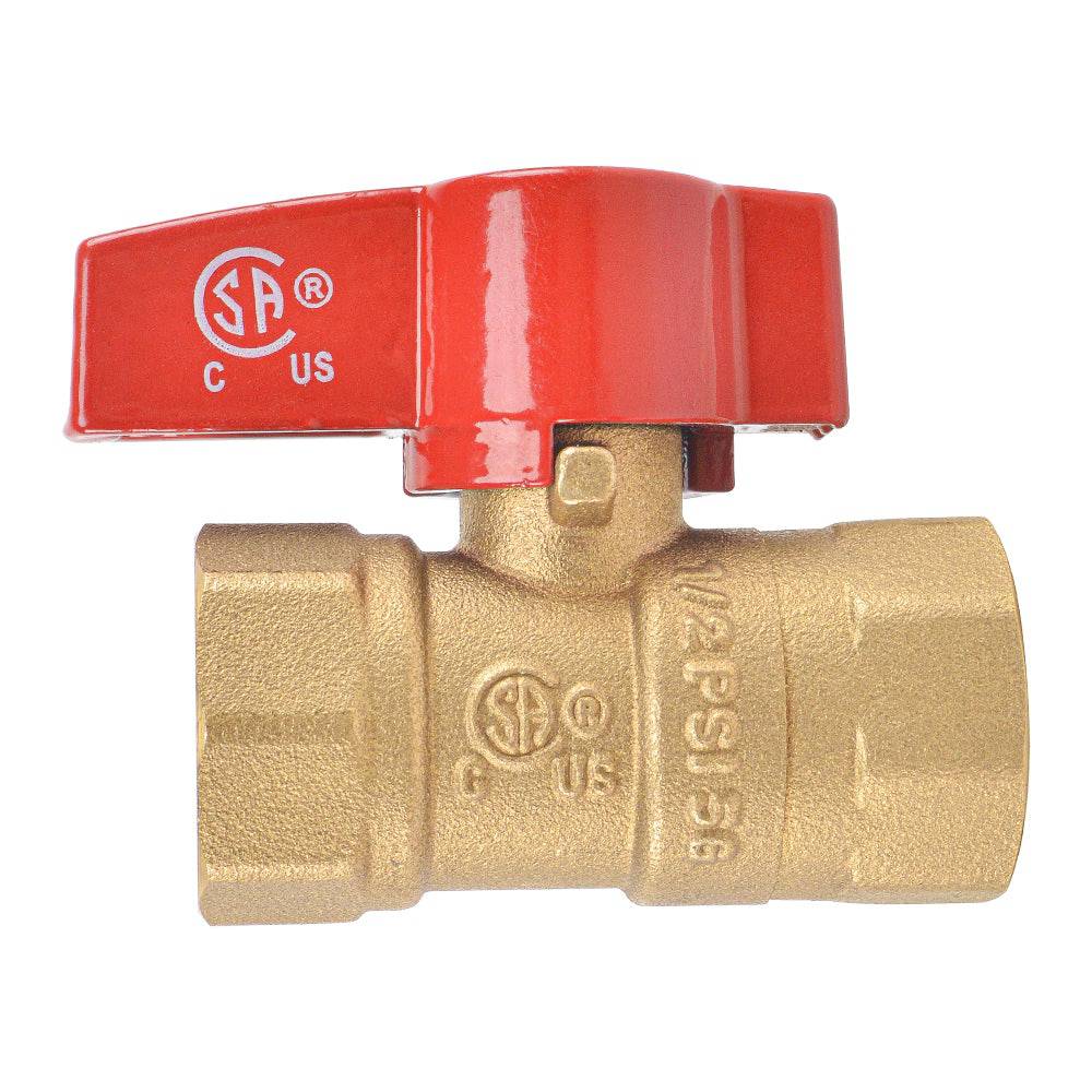 HYDRO MASTER Butterfly Handle Gas Ball Valve - watertech plumbing supply