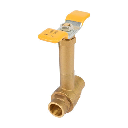 HYDRO MASTER Long Stem Ball Valve, Lead Free Brass - watertech plumbing supply