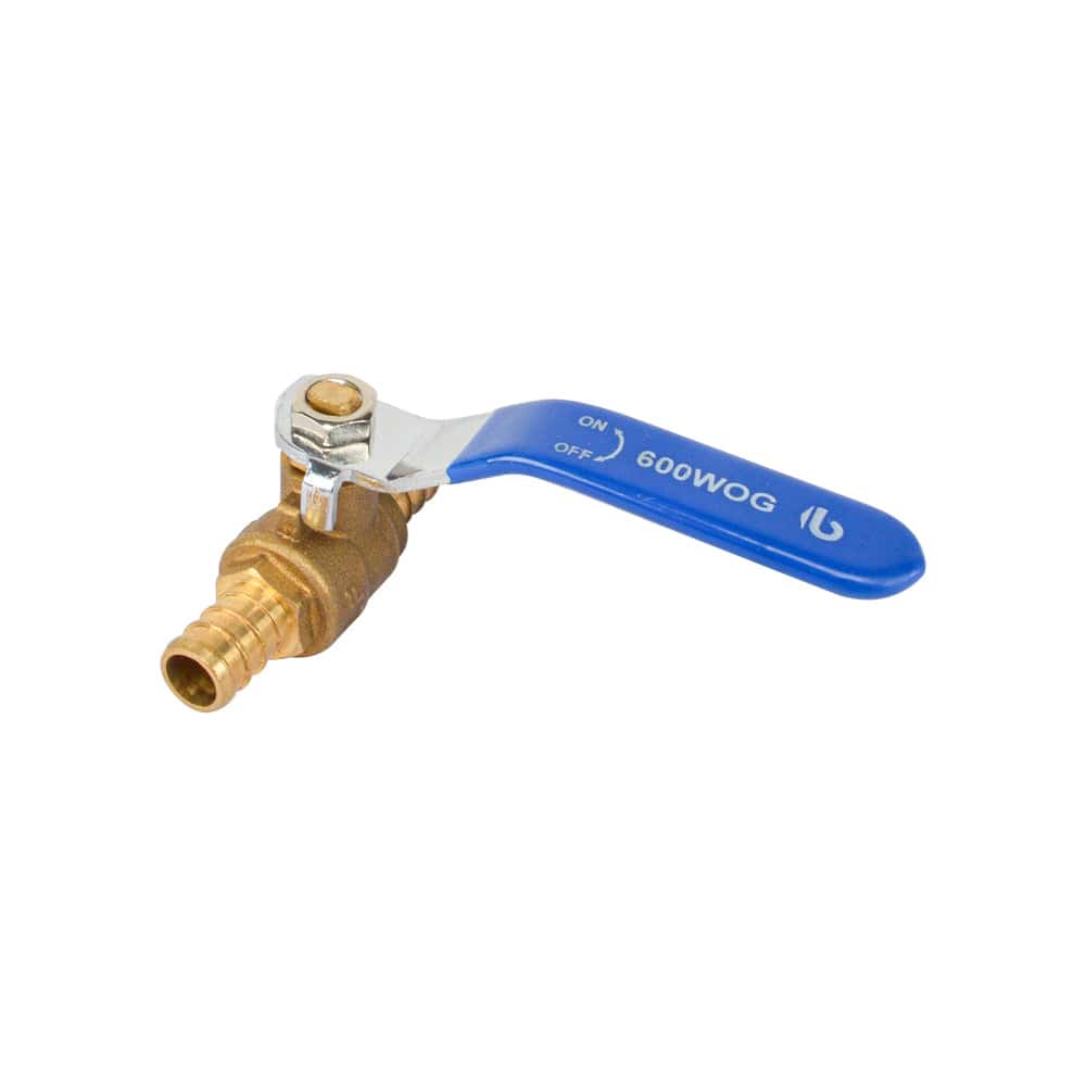 HYDRO MASTER PEX Brass Ball Valve,Lead Free Brass,ASIN F1807, 600WOG - watertech plumbing supply