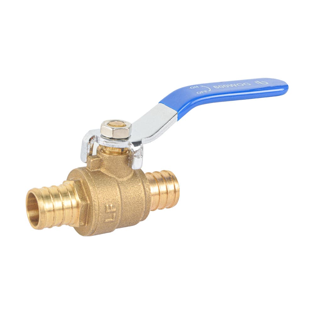 HYDRO MASTER PEX Brass Ball Valve,Lead Free Brass,ASIN F1807, 600WOG - watertech plumbing supply