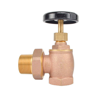 HYDRO MASTER Lead Free Brass Steam Radiator Angle Valves - watertech plumbing supply