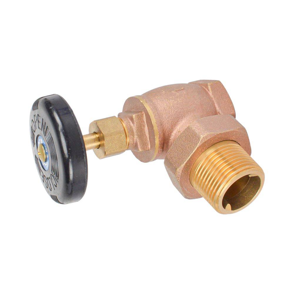 HYDRO MASTER Lead Free Brass Steam Radiator Angle Valves - watertech plumbing supply