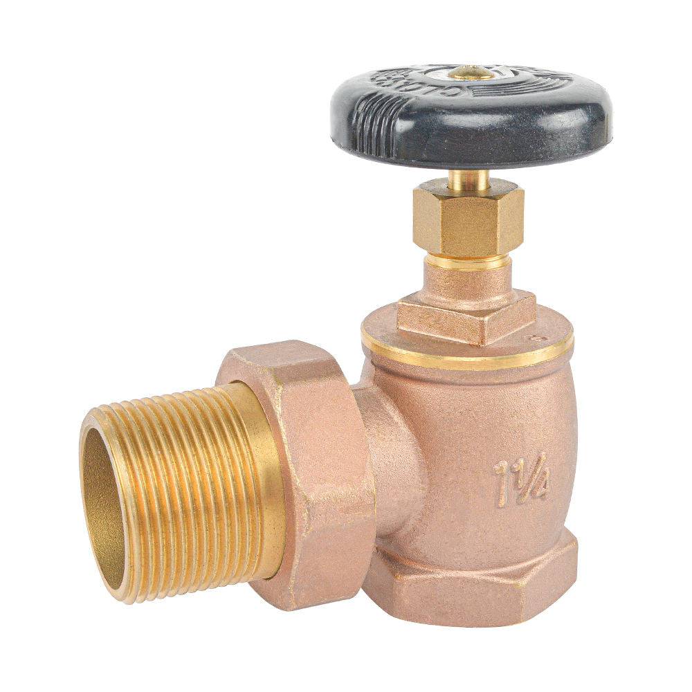 HYDRO MASTER Lead Free Brass Steam Radiator Angle Valves - watertech plumbing supply
