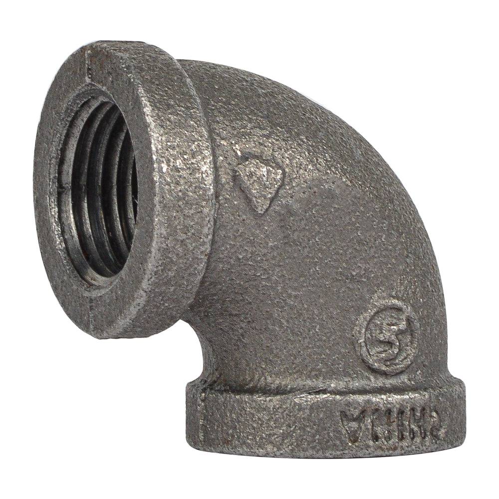 HYDRO MSATER NPT Thread Cast Iron Black Fittings Elbow Iron Pipe Fittings - watertech plumbing supply