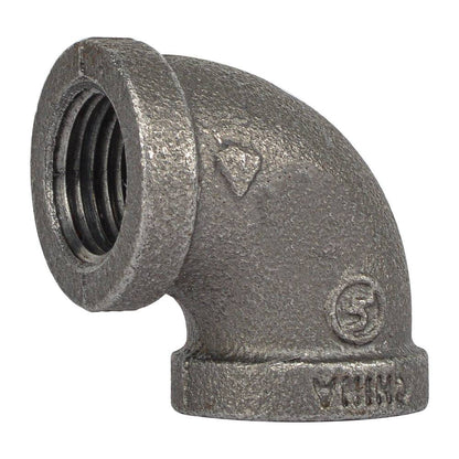HYDRO MSATER NPT Thread Cast Iron Black Fittings Elbow Iron Pipe Fittings - watertech plumbing supply