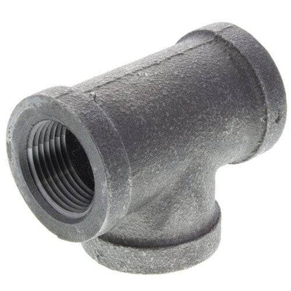 HYDRO MSATER NPT Thread Cast Iron Black Fittings Tee Iron Pipe Fittings - watertech plumbing supply