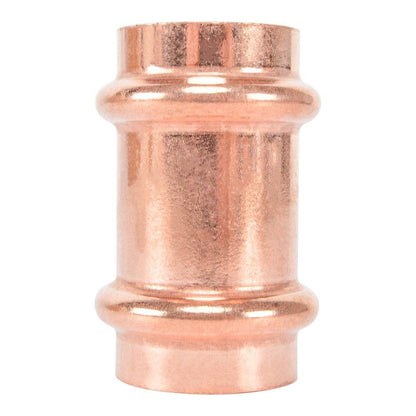 HYDRO MSATER Copper Pipe Press x Press Connection Straight Socket Copper Press Fittings - watertech plumbing supply