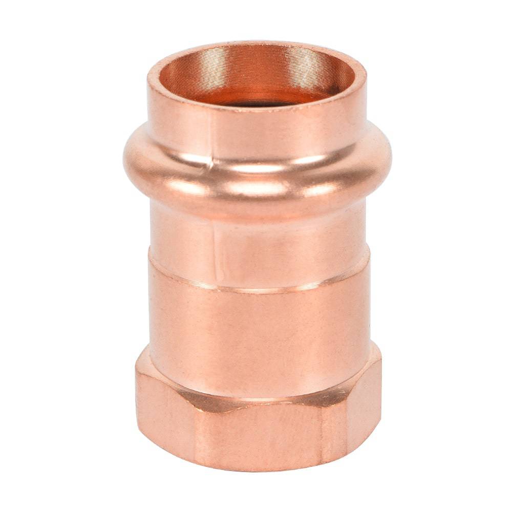 HYDRO MSATER NPT Thread Copper Pipe Connection Straight Copper Fittings - watertech plumbing supply