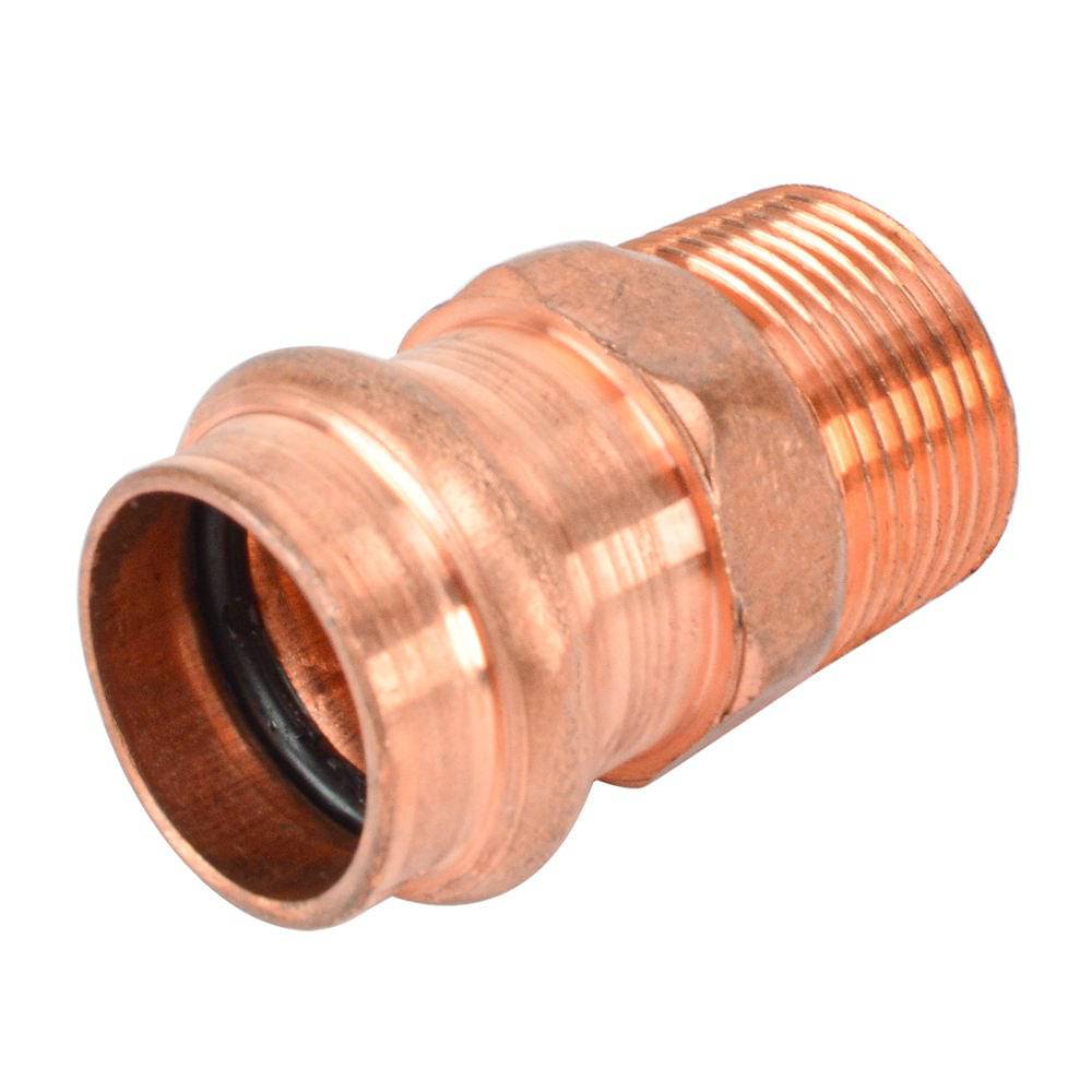 HYDRO MSATER NPT Thread Copper Pipe Connection Straight Copper Pipe Fittings - watertech plumbing supply