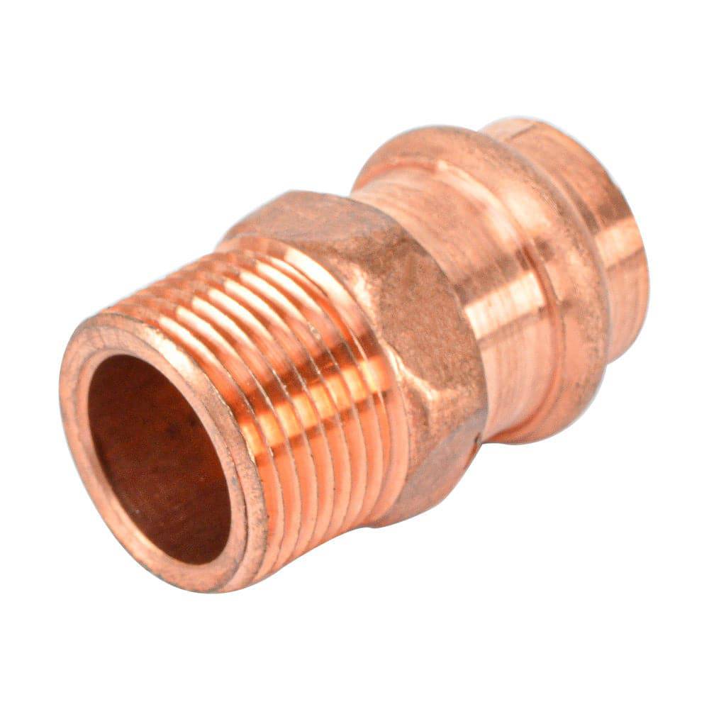 HYDRO MSATER NPT Thread Copper Pipe Connection Straight Copper Pipe Fittings - watertech plumbing supply