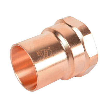 HYDRO MSATER NPT Thread Copper Pipe Connection Straight WROT C x Female Adapter Copper Fittings - watertech plumbing supply