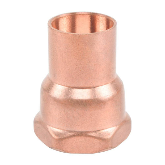 HYDRO MSATER NPT Thread Copper Pipe Connection Straight WROT C x Female Adapter Copper Fittings - watertech plumbing supply