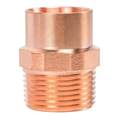 HYDRO MSATER NPT Thread X Sweat Copper Pipe Connection Straight Copper Pipe Fittings - watertech plumbing supply