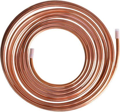 Hydro Master 1/4 Inch x 15 ft Copper Tubing Ice Maker and Humidifier Installation Kit, Lead Free - watertech plumbing supply