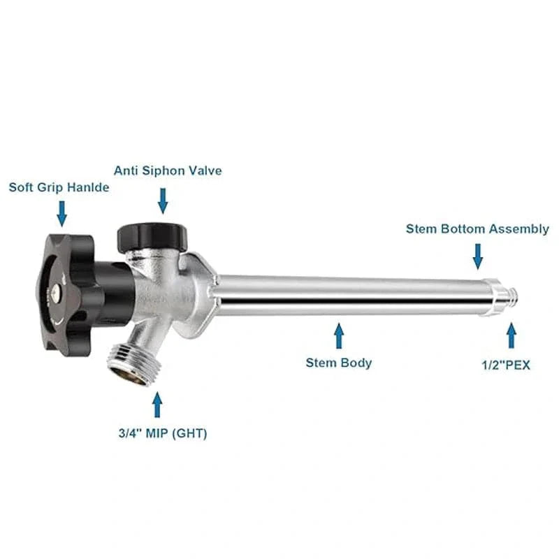 HYDRO MASTER Frost Free Sillcock, 1/2" PEX - watertech plumbing supply