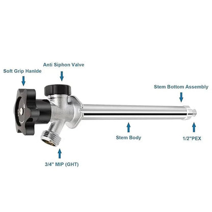 HYDRO MASTER Frost Free Sillcock, 1/2" PEX - watertech plumbing supply