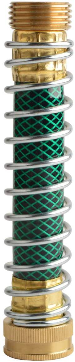 HYDRO MASTER Garden Hose Coiled Spring Protector,Solid Brass Connector,Garden Faucet Extension - watertech plumbing supply