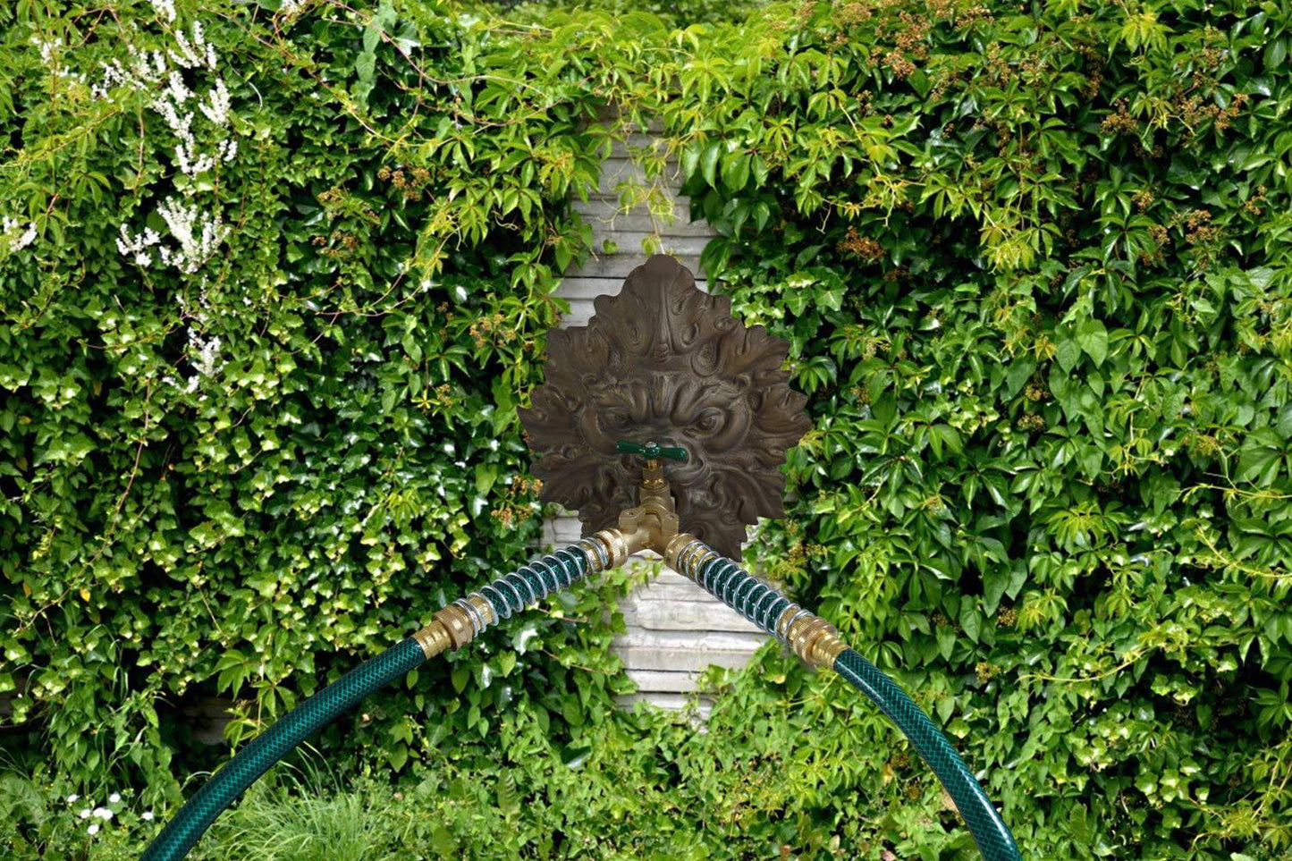 HYDRO MASTER Garden Hose Coiled Spring Protector,Solid Brass Connector,Garden Faucet Extension - watertech plumbing supply