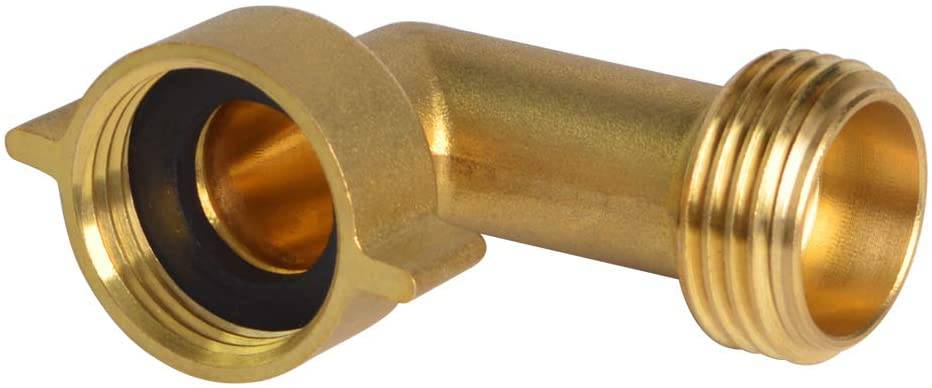 HYDRO MASTER 90 Degree Garden Hose Elbow with Lead Free Brass 3/4" FHT x 3/4" MHT - watertech plumbing supply