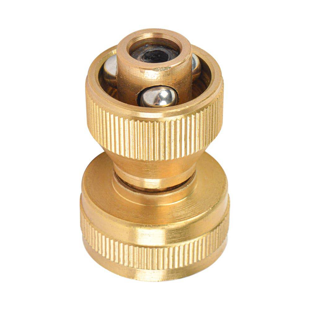 HYDRO MASTER Big Shot Brass Super Nozzle, Solid Brass, Adjustable Twist Pressure Sprayer - watertech plumbing supply